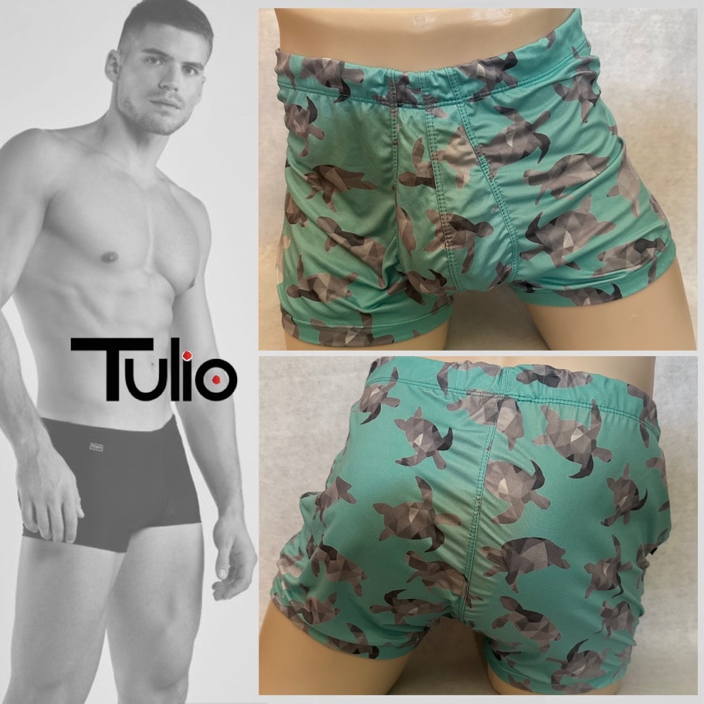 Tulio Square Cut Pouch Swim Briefs XL 32-38 2.5" inseam Gently worn
